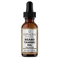 🧔 2 fl oz livana beard oil: premium facial hair grooming solution, natural, kosher ou certified, vegan friendly logo