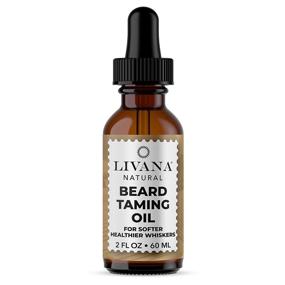 img 1 attached to 🧔 2 Fl Oz Livana Beard Oil: Premium Facial Hair Grooming Solution, Natural, Kosher OU Certified, Vegan Friendly