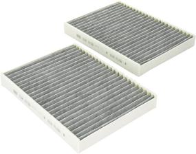 img 3 attached to MANN-FILTER CUK 2736-2 Cabin Air Pollen Filter - Activated Carbon Enhanced