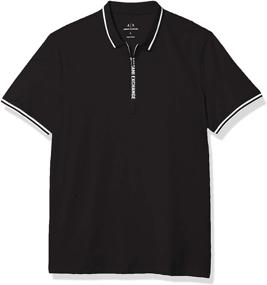 img 1 attached to 👔 Stylish Armani Exchange Regular Sleeve Depths Men's Shirts - Must-Have Clothing