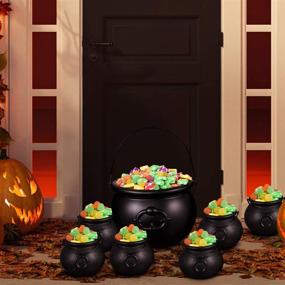 img 1 attached to 🔮 Spooky Halloween Cauldron Decoration with Realistic Eyeballs