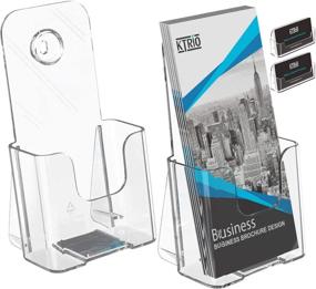 img 4 attached to 👉 Premium Plastic Literature Brochure Acrylic Holders: Sleek & Durable Display Solutions