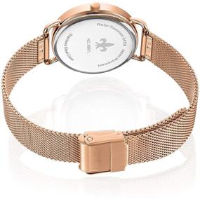 img 2 attached to 💎 Stylish MAMONA Women's Watch Bracelet Set, Rose Gold Stainless Steel L3891RGGT - Perfect Accessory for Glamorous Outfits