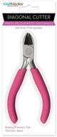 🔧 craft medley bt116 beading & jewelry tool: multicraft imports diagonal cutters with comfortable soft grip handle logo