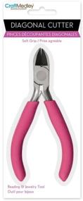 img 2 attached to 🔧 Craft Medley BT116 Beading & Jewelry Tool: Multicraft Imports Diagonal Cutters with Comfortable Soft Grip Handle