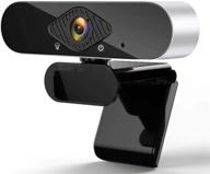 📷 high-definition plug and play webcam with microphone - 1080p full hd widescreen webcam for video calling, streaming, and recording on laptop and pc logo