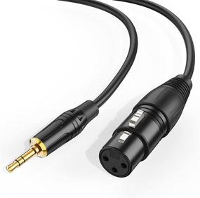 img 4 attached to 🔌 CableCreation 3.5mm to XLR Cable 3 Feet/0.9M, Balanced Female XLR to 3.5mm Microphone Cable, Black