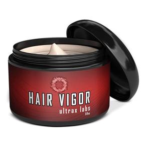 img 4 attached to 💆 Ultrax Labs Hair Vigor: Powerful Hair Growth Deep Conditioner Mask with Caffeine for Hair Loss Prevention