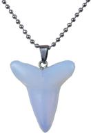 gemshark necklace gemstone necklaces white opal logo