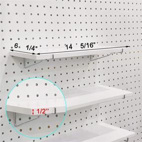 img 2 attached to Pegboard Shelves Brackets Accessories Organizer