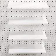 pegboard shelves brackets accessories organizer logo