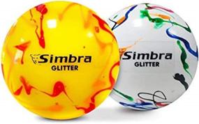 img 2 attached to 🏑 Glitter Shiny Simbra Field Hockey Ball: PVC Hollow-Core, 157Gr, Super Smooth, for Training Practice and Sports Activity, Smart Speed Field Hockey Ball