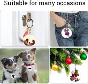 img 3 attached to Sublimation Keychain Double Sided Ornament Including