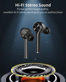 img 3 attached to ORYTO Wireless Earbuds - Bluetooth Earbuds with Noise Cancelling, TWS Hi-Fi Stereo, Touch 🎧 Control, In-ear Earphones, Dual Mic, IPX7 Waterproof, LCD Display, 40H Playtime - for iPhone Android