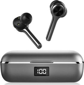 img 4 attached to ORYTO Wireless Earbuds - Bluetooth Earbuds with Noise Cancelling, TWS Hi-Fi Stereo, Touch 🎧 Control, In-ear Earphones, Dual Mic, IPX7 Waterproof, LCD Display, 40H Playtime - for iPhone Android