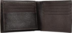 img 1 attached to Armani Exchange Leather Trifold Credit Men's Accessories
