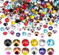 crystal rhinestone diamante non self adhesive multicolor logo