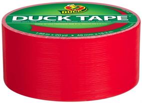 img 2 attached to 🦆 Duck 285634 Color Tape Duct 3-Pack - Vibrant Red, 1.88 Inches x 20 Yards, 60 Yards Total - Value 3-Roll Pack for Durable Taping Projects