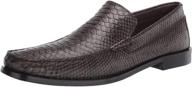 donald pliner mens loafer cement logo