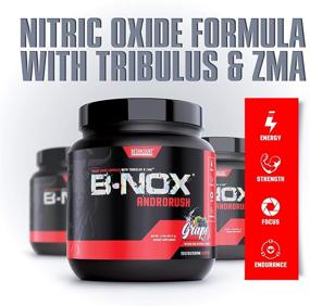 img 2 attached to 💪 B-Nox Androrush Pre Workout Supplement by Betancourt Nutrition - Grape Flavor, 35 Servings - Enhanced with 3 Creatine Blend, BCAA’s, Beta-Alanine, and Energy