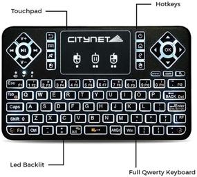 img 2 attached to Wireless Keyboard Touchpad Backlit Raspberry