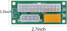 img 3 attached to 🔌 Адаптер Artidux Add2PSU для подключения нескольких источников питания с разъемом ATX 24Pin к разъему Molex 4Pin - Двойная синхронизированная карта загрузки для майнера BTC (2 шт.)