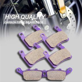 img 3 attached to 🔧 SCITOO Тормозные колодки из углеродного волокна совместимы с Honda CBR600F4 (1999-2000), Honda CBR600F4i (2001-2006) и Honda CBR600RR (2003-2004)