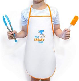 img 2 attached to 37 Piece BPA Free Kids Baking and Cooking Set - Essential Junior Utensils, Cooking Protection, Storage Case, Cookie Cutters, and Healthy Recipe Cards - Ages 6+ Years - The Sneaky Chef