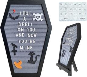 img 4 attached to 👻 Coffin Letter Board: A Spooky Twist for Your Personalized Messages