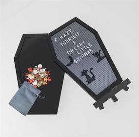 img 3 attached to 👻 Coffin Letter Board: A Spooky Twist for Your Personalized Messages