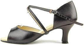 img 2 attached to 👠 Capezio Women's SD01 Eva: Stylish 2" Flared-Heel Sandal for Confident Strides