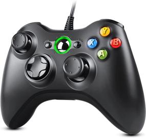 img 4 attached to 🎮 Zexrow Xbox 360 Controller - USB Wired Gamepad Joystick with Enhanced Vibration and Ergonomic Design for Xbox 360, Slim, and PC Windows 7/8/10(Black)