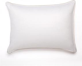img 1 attached to 📦 Premium Soft White Goose Down Pillow for Stomach Sleepers – Hypoallergenic Luxury Home Collection (Standard 20" x 26")