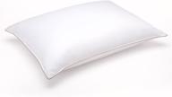 📦 премиум мягкая белая гусиная подушка для спящих на животе - гипоаллергенная роскошная коллекция для дома (стандартный размер 20 "x 26") логотип