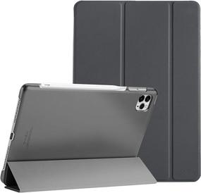 img 4 attached to Чехол ProCase для iPad Pro 11 2020 & 2018: тонкий серый защитный стенд-чехол для iPad Pro 11 2-го и 1-го поколения