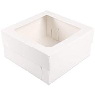 🍰 premium quality moretoes 10pcs 12 inch cake boxes with window – ideal 12x12x6 inches white bakery box for cookies, pastries, pie logo