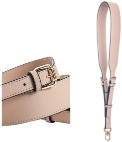 img 3 attached to Leather Crossbody Handbag with Shoulder Strap - Women's Handbags & Wallets