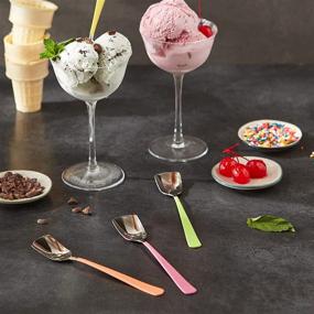 img 1 attached to 🍦 RSVP International Ice Cream Tool Collection - Dishwasher Safe- Large Handle- Spoon S/4- Colorful, Stainless Steel: A Guide to Efficient Ice Cream Making and Serving