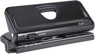 📎 rapesco adjustable 6-hole punch for planners and 6-ring binders - black, 1 (1342): efficient paper organization tool logo