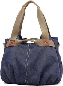 img 2 attached to Z Joyee Vintage Shoulder Shopper Handbag Women's Handbags & Wallets and Satchels