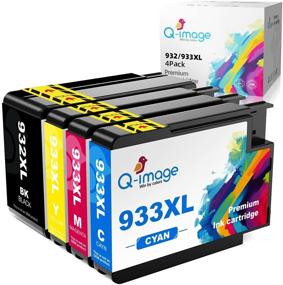 img 4 attached to 🖨️ Q-image Compatible Ink Cartridges 932/933: Upgraded Chips, HP Officejet 6100, 6600, 6700, 7110, 7510, 7610, 7612 Printer, 4 Pack (Black, Yellow, Magenta, Cyan)