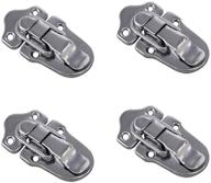 4-pack rzdeal luggage suitcase box hasps 🔒 latches - lockable toolbox buckle lock for flight cases logo