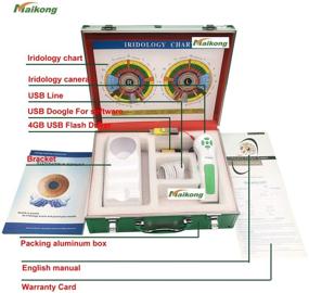 img 3 attached to 📸 Iridology Camera 12MP HD: USB Iriscope with 30x High-Resolution Lens & Analysis Software (English + Spanish)