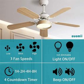 img 2 attached to 🔧 3-in-1 Wireless Control for Universal Small Size Ceiling Fan - Speed, Light & Timing Remote Kit, Compatible with Hunter, Harbor Breeze, Westinghouse, Honeywell, and Major Fan Brands
