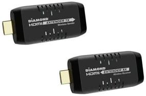 img 4 attached to 💎 Diamond Multimedia Wireless HDMI USB Powered Extender Kit - HD 1080p TV Transmitter & Receiver: Stream Video and Audio from Laptops, PC, Cable Box, Satellite Box, Blu-ray, DVD, PS4, Xbox (VS50)