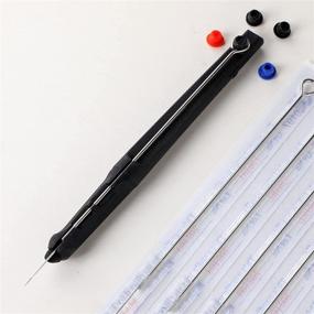 img 3 attached to 🖋️ Solong Professional Tattoo Hand Poke and Stick DIY Tattoo Kit - Tattoo Poke Pen Set with Ink, Gloves & 20PCS Needles - Tattoo Supplies GK802TN01-1-US