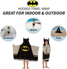 img 2 attached to Franco Beach Cotton Hooded Batman