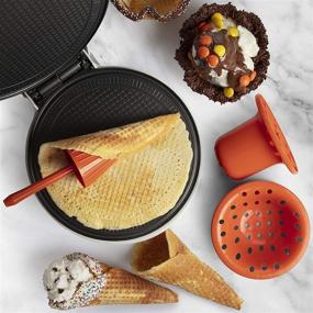 img 3 attached to 🍦 MasterChef Waffle Cone and Bowl Maker: The Ultimate Ice Cream Cone Baking Iron Machine for Fun Holiday Parties & Gift Giving