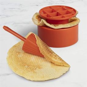 img 1 attached to 🍦 MasterChef Waffle Cone and Bowl Maker: The Ultimate Ice Cream Cone Baking Iron Machine for Fun Holiday Parties & Gift Giving