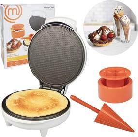 img 4 attached to 🍦 MasterChef Waffle Cone and Bowl Maker: The Ultimate Ice Cream Cone Baking Iron Machine for Fun Holiday Parties & Gift Giving